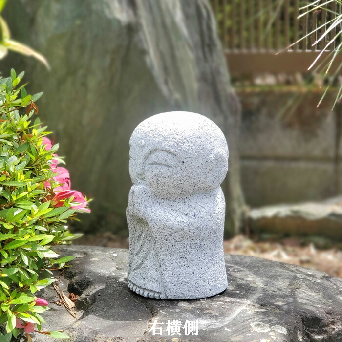 楽天市場】【送料無料】【新商品】御影石で出来た微笑み地蔵【小】【お