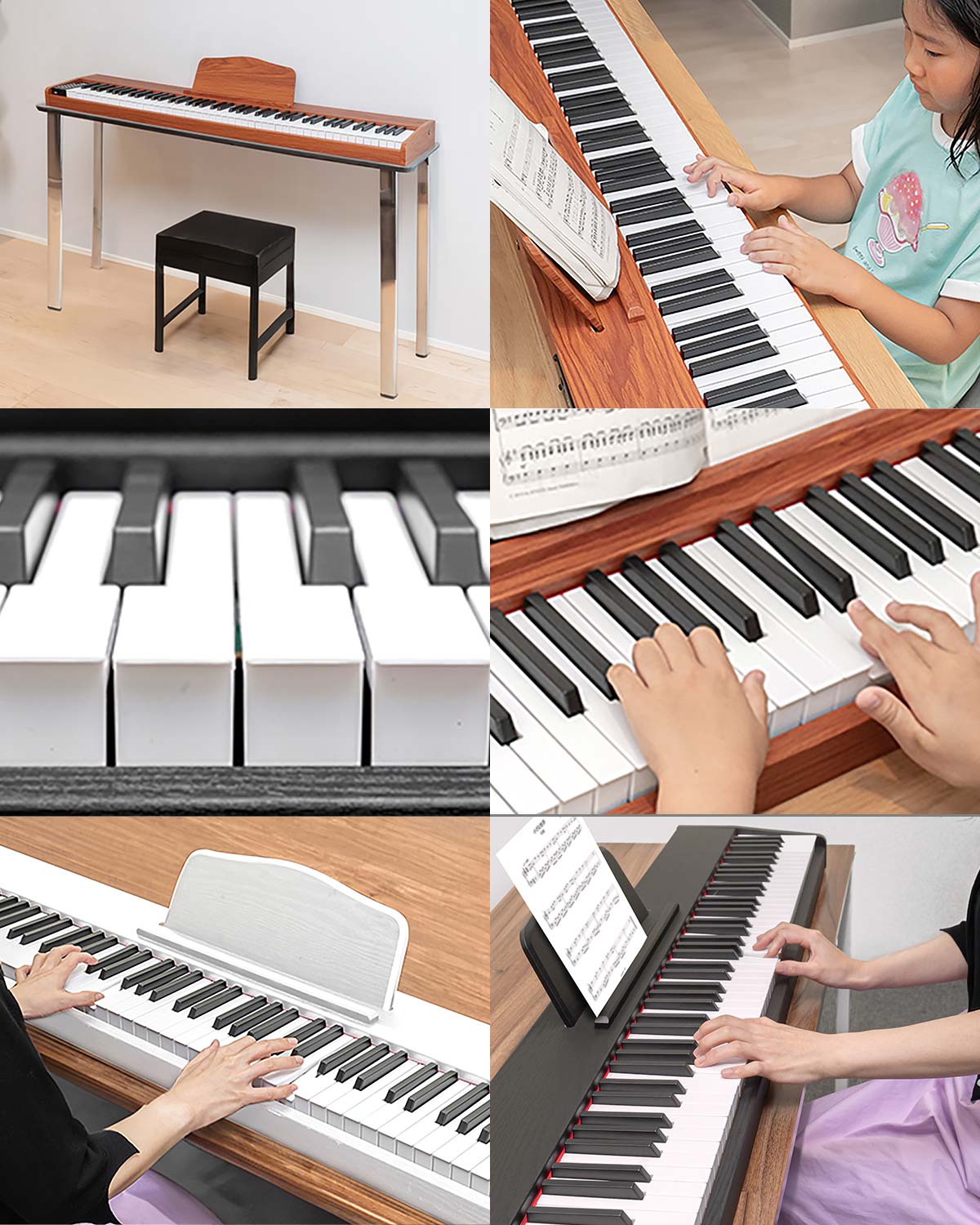 楽天市場】RiZKiZ 電子ピアノ 88鍵盤 キーボード ピアノ MIDI規格