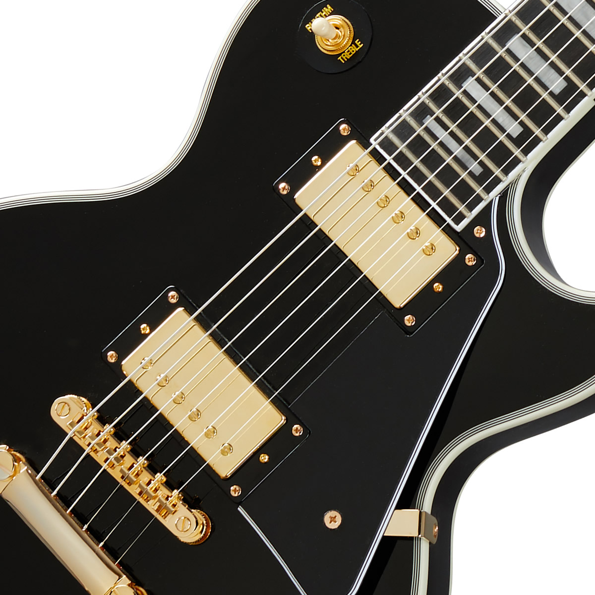 楽天市場】Epiphone Inspired by Gibson Les Paul Custom (Ebony