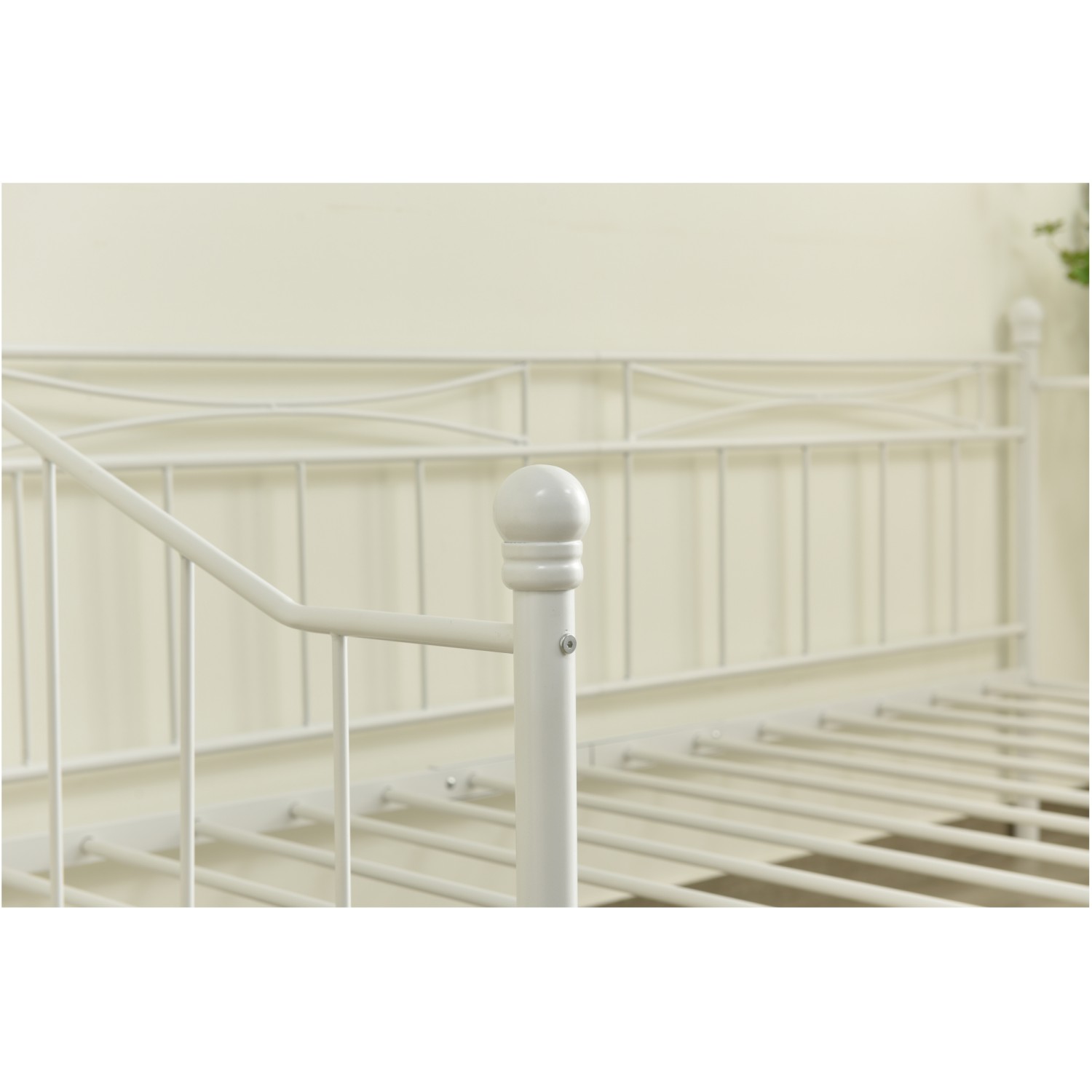 楽天市場】【新作】【ホワイト】シングルベッド パイプベッド ベッド