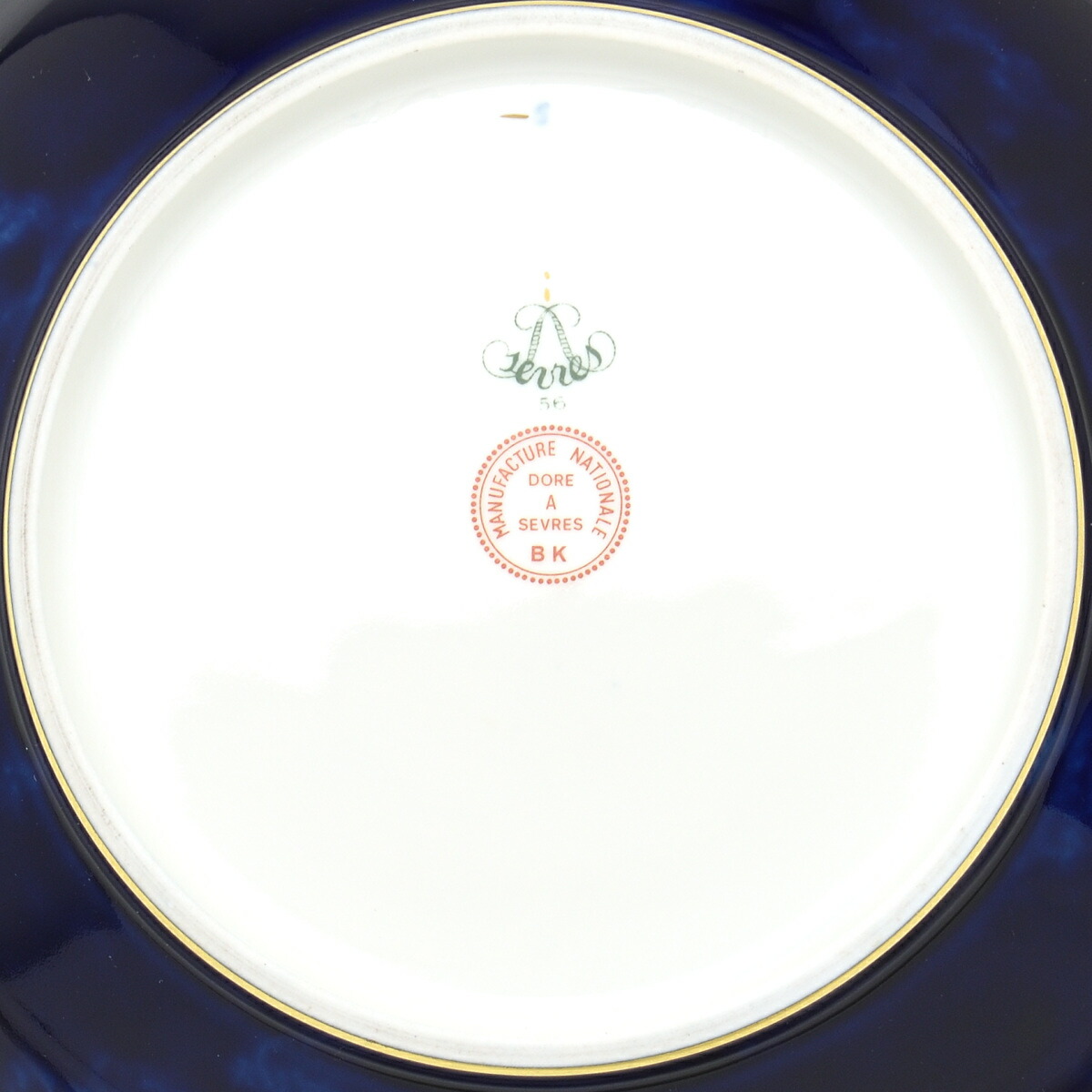 楽天市場】セーブル 深皿 クープ キューペルセーブルブルー雲模様 24K