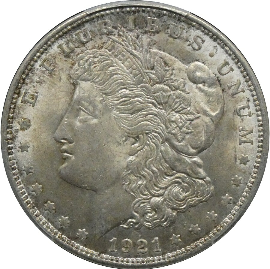 楽天市場】PCGS MS63 モルガンダラー モルガン1ドル銀貨 1921年