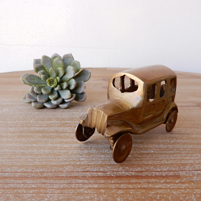 楽天市場】真鍮 置物 ブラス Brass レトロ 装飾品 車 カー car 卓上