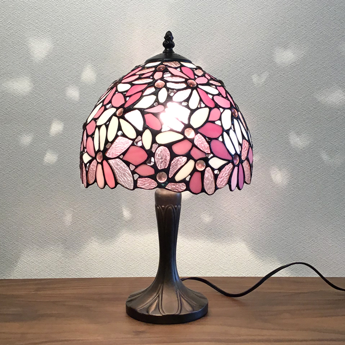 楽天市場】ステンドグラス ランプ ステンドランプ おしゃれ 花柄