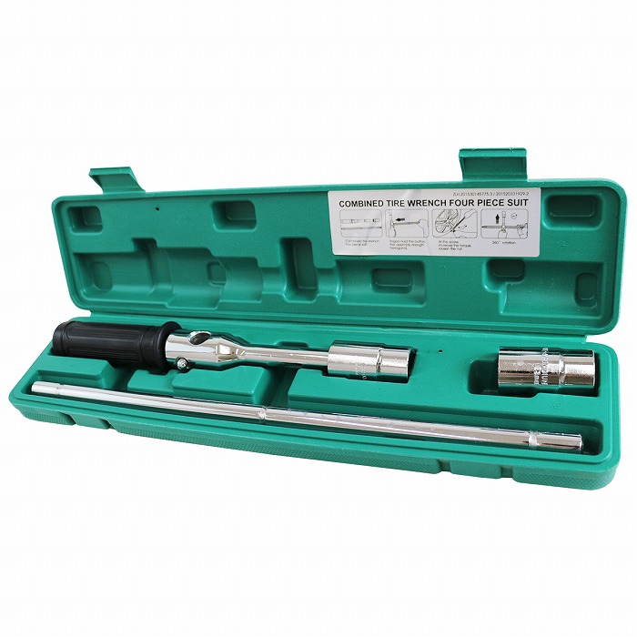 楽天市場】倍力 クロスレンチ グリップ付 十字 T字 レンチ タイヤ