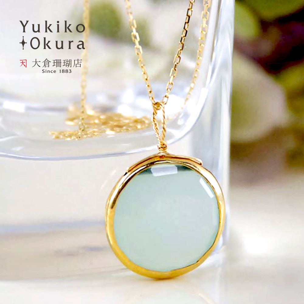 楽天市場】チャーム ペンダント トップ グリーン カルセドニー コイン