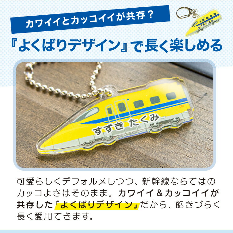 楽天市場】名前 名入れ キーホルダー かわいい 新幹線 グッズ ドクター
