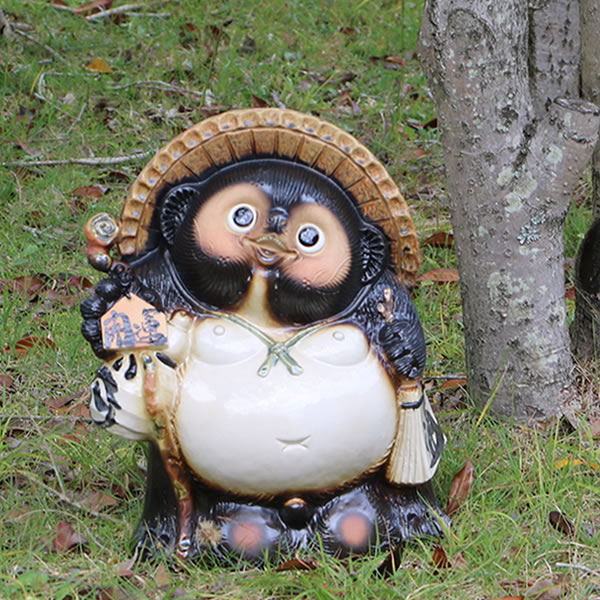 楽天市場】【ポイント10倍】信楽焼 13号開運狸 信楽焼たぬき 送料無料