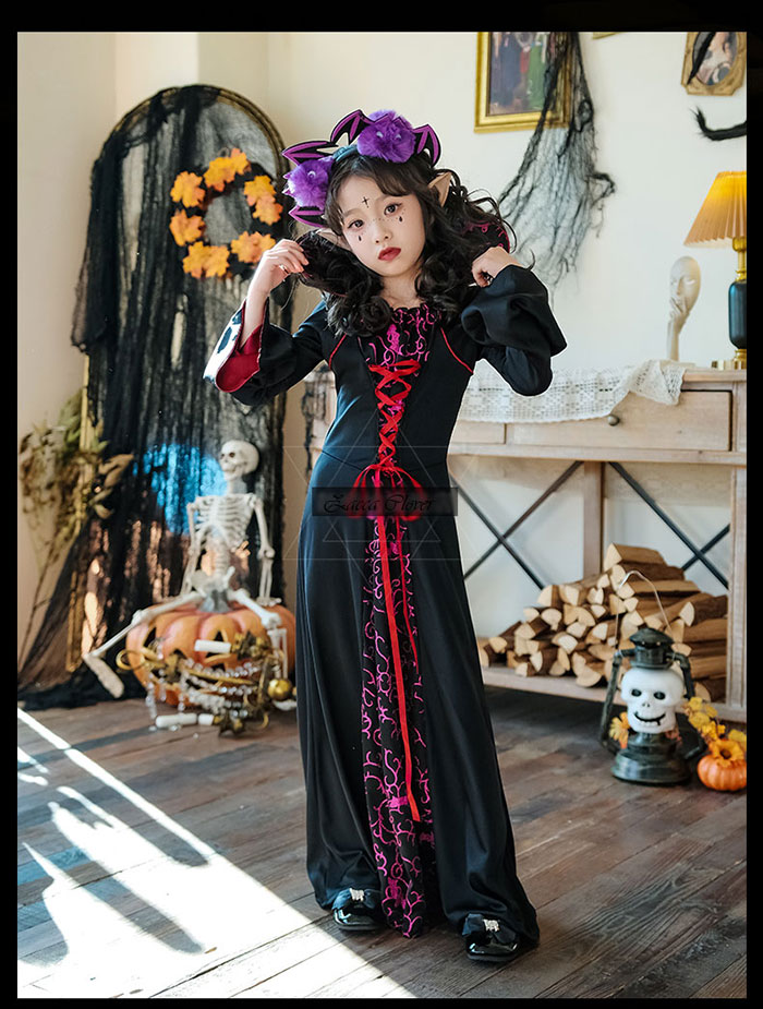 楽天市場】ハロウィン コスプレ 子供 吸血鬼 悪魔 巫女 仮装 衣装 子供