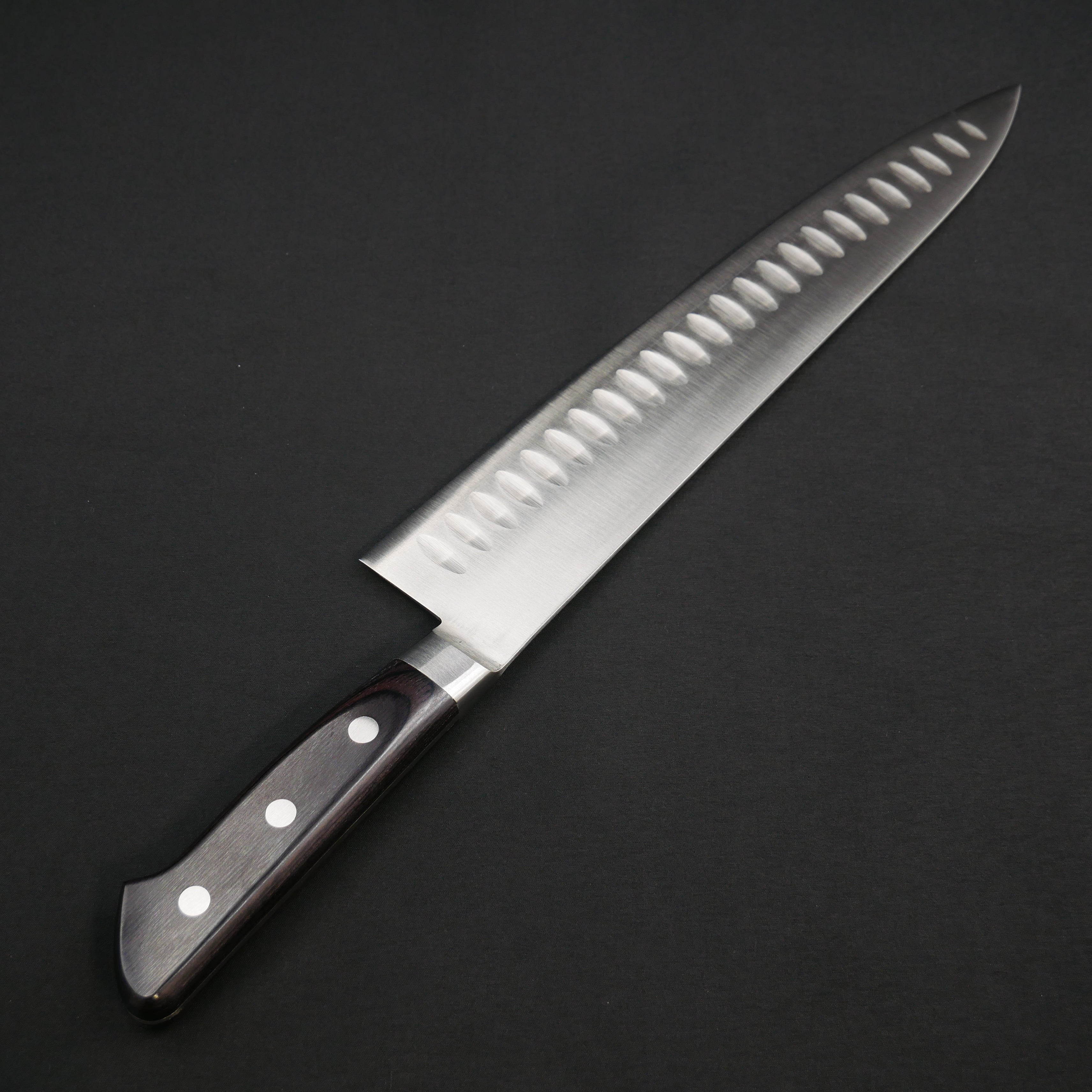 モリブデン鋼 ディンプル 牛刀 – つば屋庖丁店
