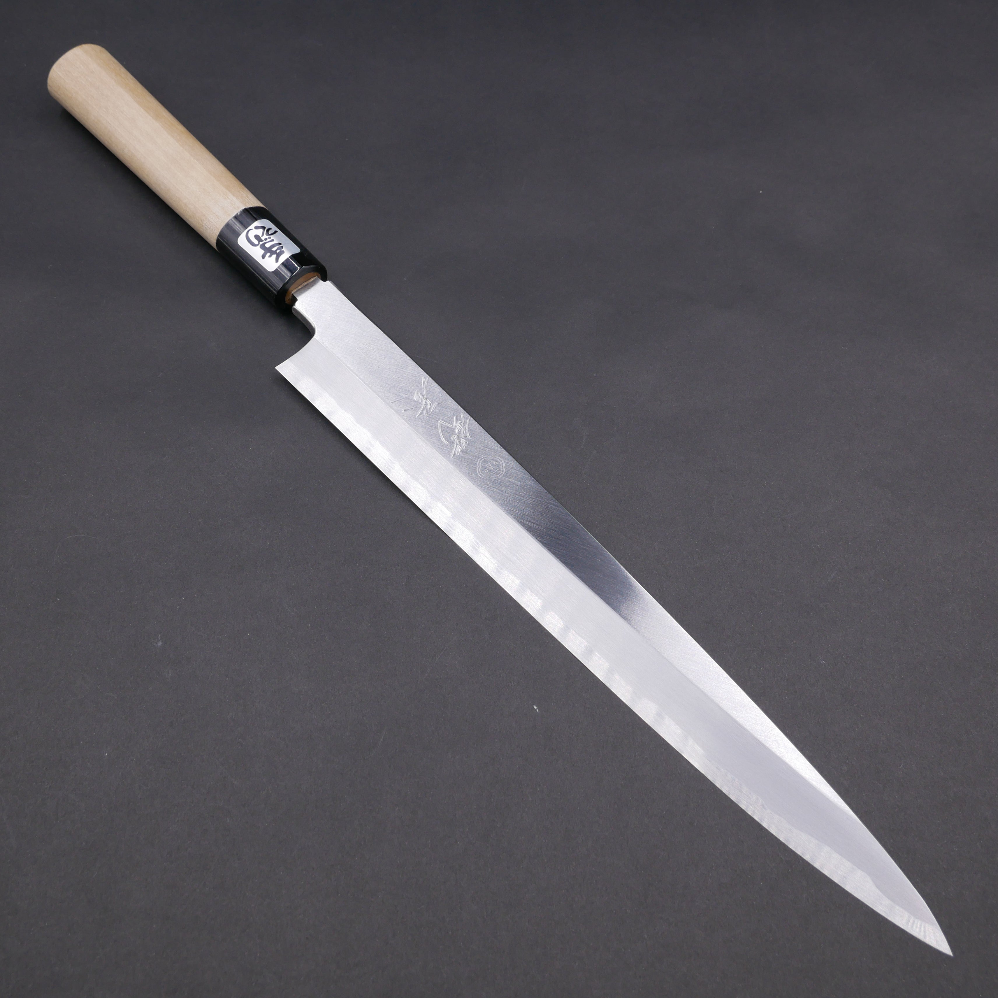 青二鋼 上仕上 柳刃 朴柄 – つば屋庖丁店