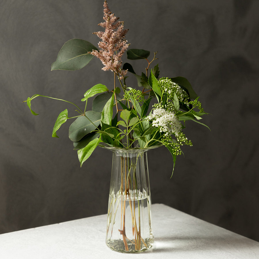 岩国れんこん硝子 花瓶M – TSUCHI-YA │ ガラスの器と工芸