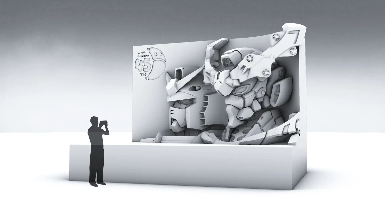 さっぽろ雪まつりにGQuuuuuuX（ジークアクス）/RX-78-2ガンダム雪像が