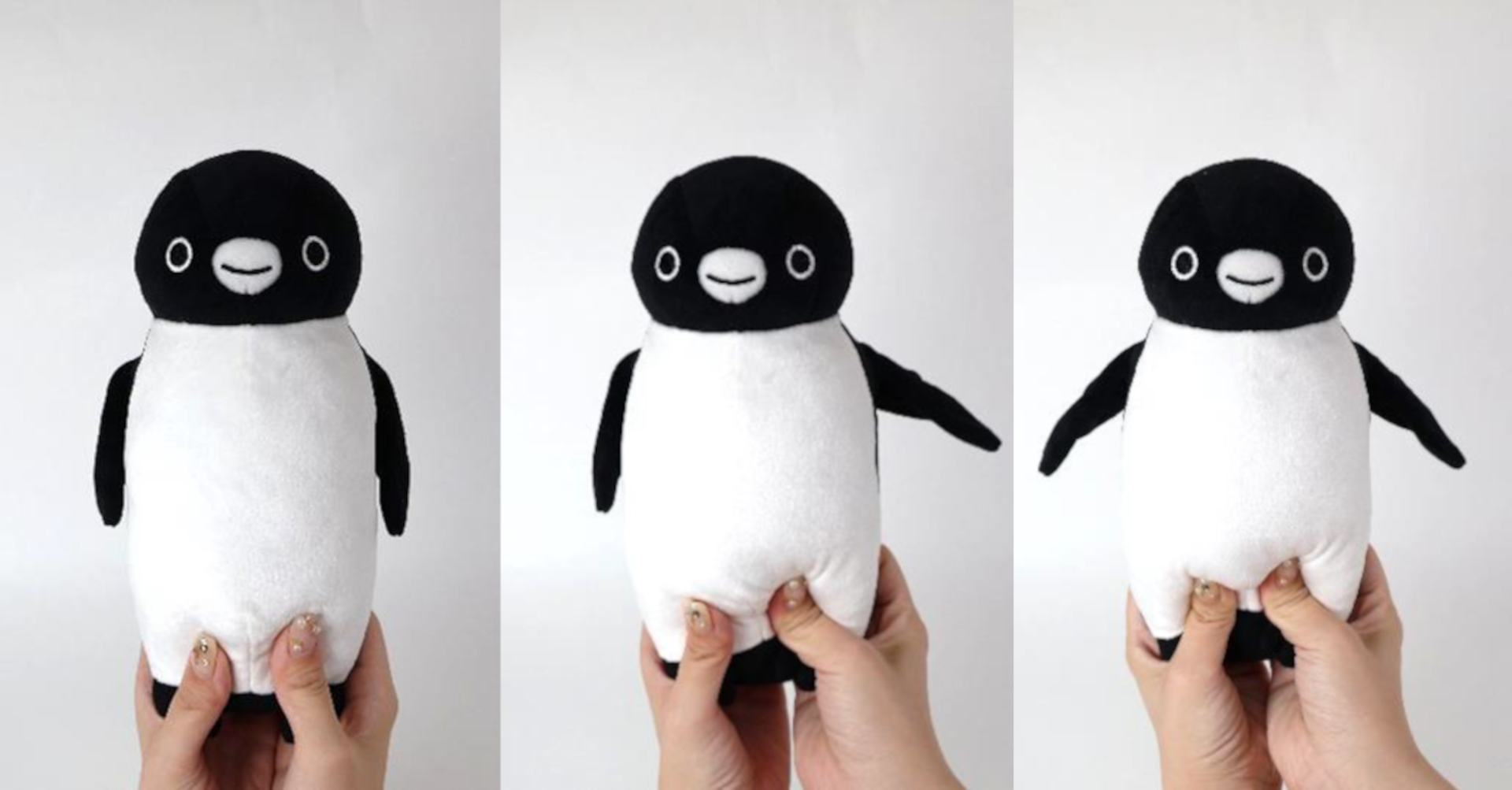 Suicaのペンギン」の羽がぱたぱた動くぬいぐるみ新発売。ポーズも自在