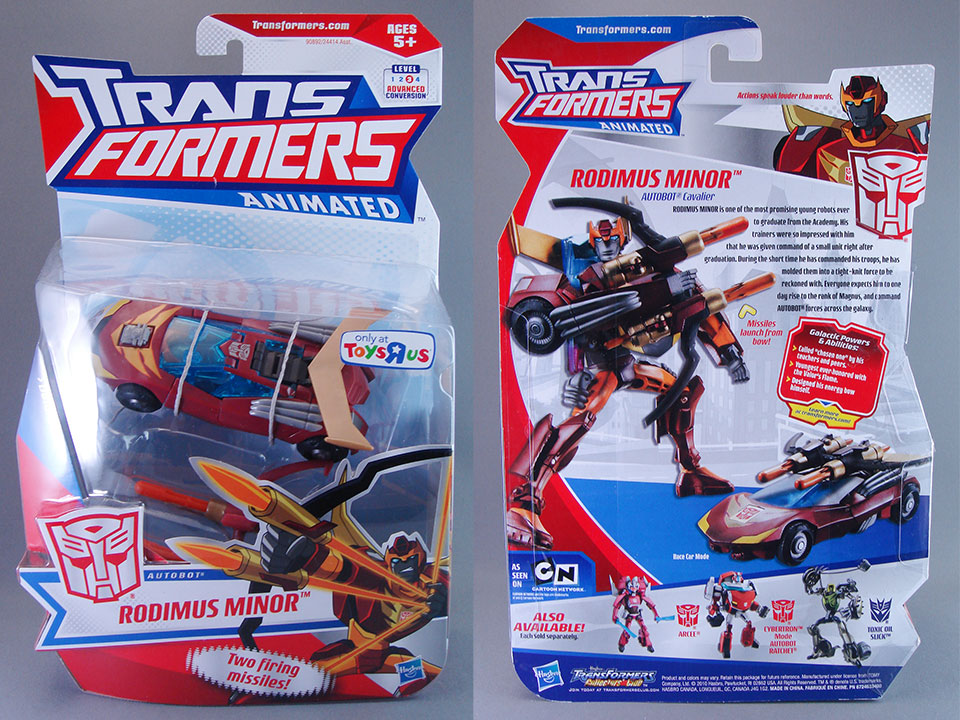 レビュー：アニメイテッド（海外版） ロディマスマイナー: 超偏見超変形