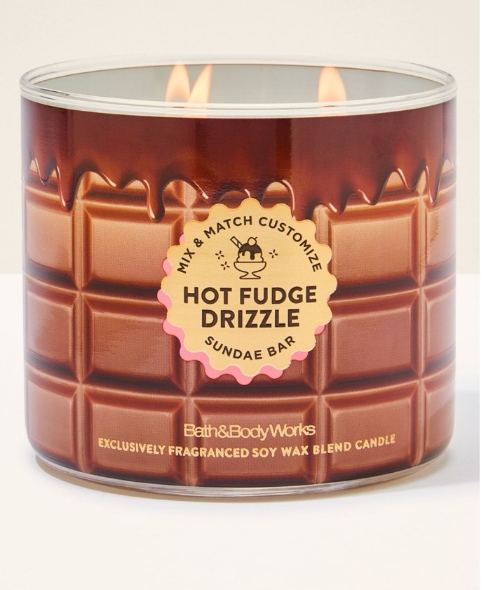Bath & Body Works Hot Fudge Drizzle Candle | Mercari