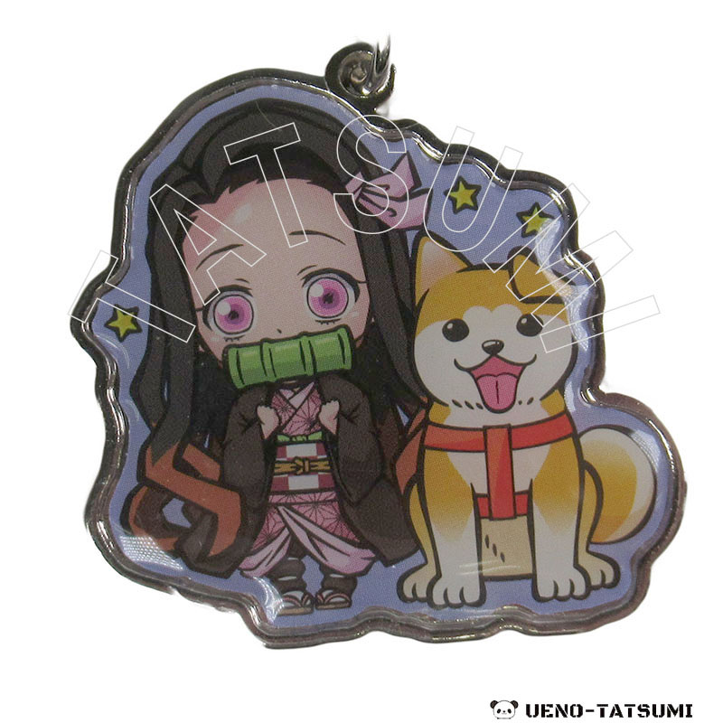 鬼滅の刃 ご当地キーホルダー 竈門禰豆子 ハチ - キャラクターショップ