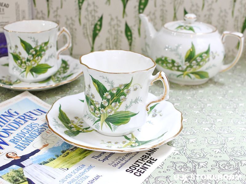 UKストアルーム HA252 Hammersley ハマースレイ スズラン ティーカップ