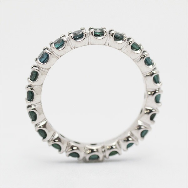 K18 カラーチェンジガーネット フルエタニティリング[商品番号:RG0129