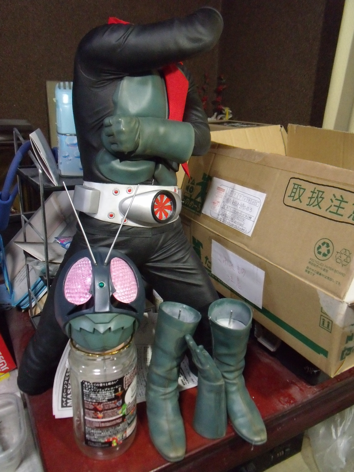 代行制作！！海洋堂「仮面ライダー ハイパーソフビ」1/2を作成