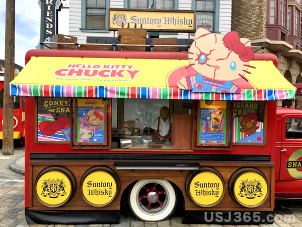 USJ限定ハローキティ×チャッキーコラボメニューが食べられるフード