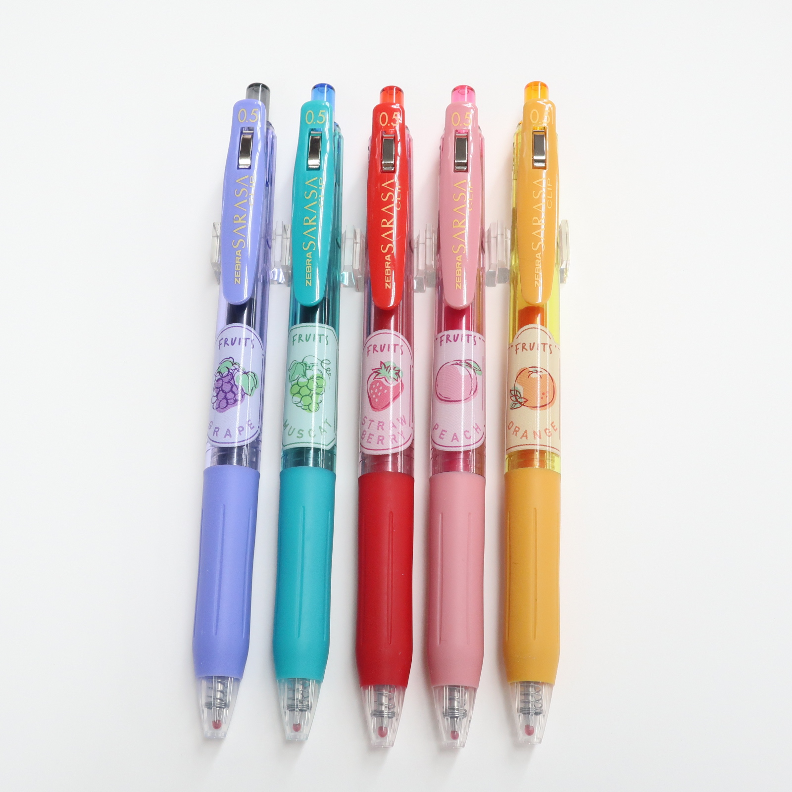 ゼブラ 限定サラサクリップ フルーツ 単色｜文具のことなら渡敬文具館