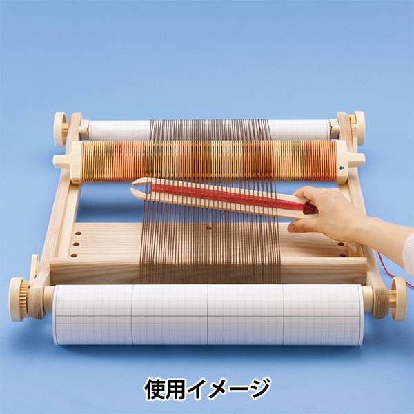 手織りセット 『手織り機 咲きおり 60cm (40羽セット) 57-952』 Clover