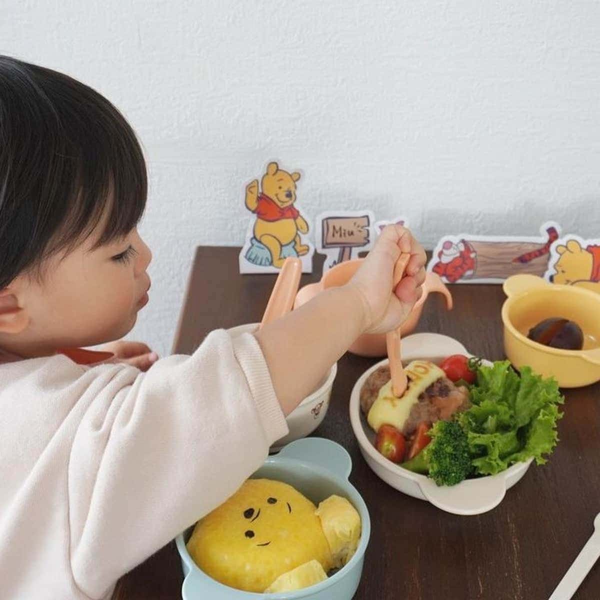 根付け くまのプーさん（招き猫）【4個セット】 根付け くまのプー