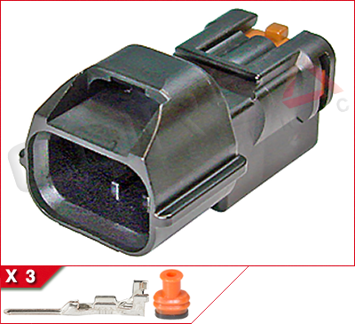 7182-8730-30 - Yazaki | SSD-3P-1 - Corsa Technic | 3-Way Kit