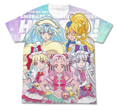 HUGっと！プリキュア フルグラフィックTシャツ [HUGっと！プリキュア