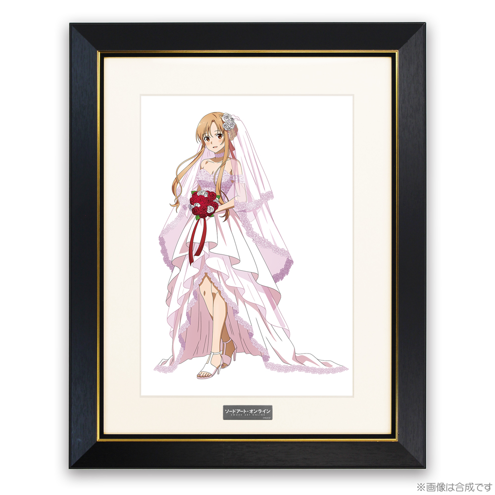 ☆限定☆描き下ろし シノン A4キャラファイングラフ ウェディング