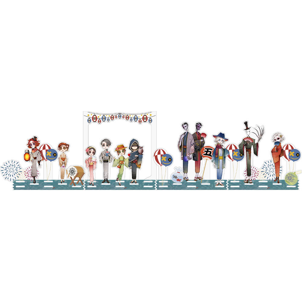 夏祭り デフォルメ アクリルジオラマ / C（空軍・占い師・リッパー