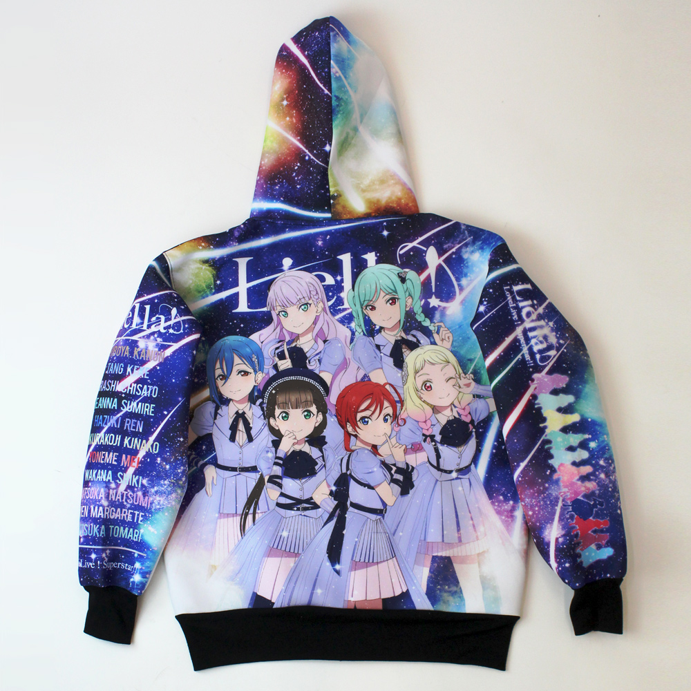 虹ヶ咲学園 フルグラフィックパーカー ラブライブ Lサイズ ☆限定☆虹