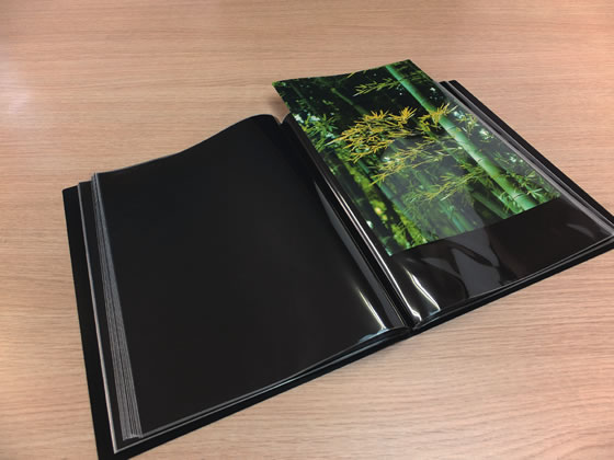 セキセイ クリアーファイル高透明 A4 40ポケット ブラック KP-2514-60