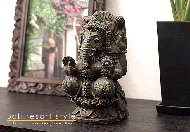 ガネーシャ(アンティークゴールド)の置物 通販｜《公式》アジアン