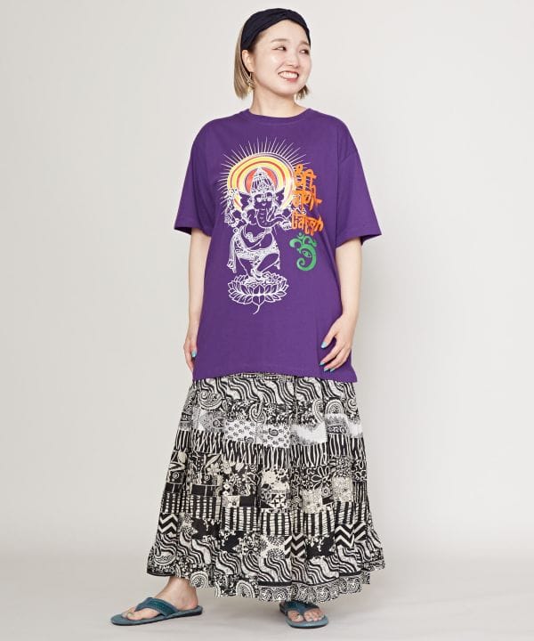 ガネーシャTシャツ(PURPLE): 『チャイハネ』公式通販