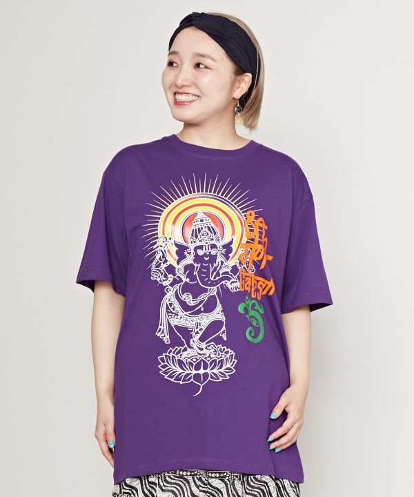 ガネーシャTシャツ(PURPLE): 『チャイハネ』公式通販