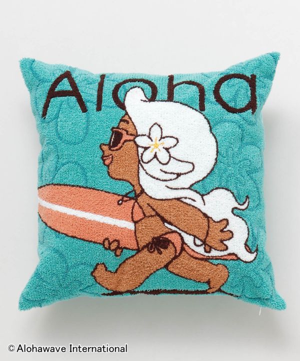 サガラクッションカバー【ALOHA MAPUA】(MINT): 『Kahiko(カヒコ