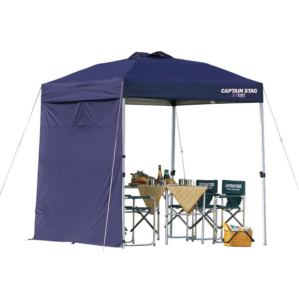 サイドパネル200UV-S(ネイビー) - アウトドア・キャンプ用品