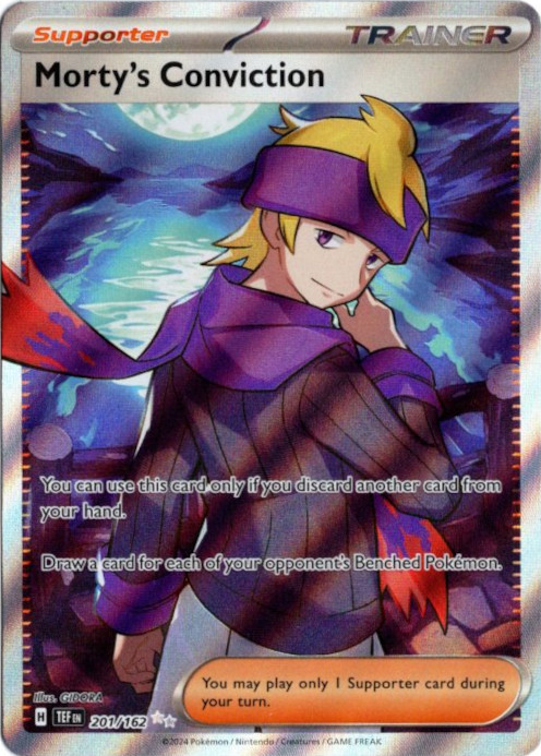 マツバの確信 SR 海外版 英語版 Morty's Conviction - 201/162 -【Card