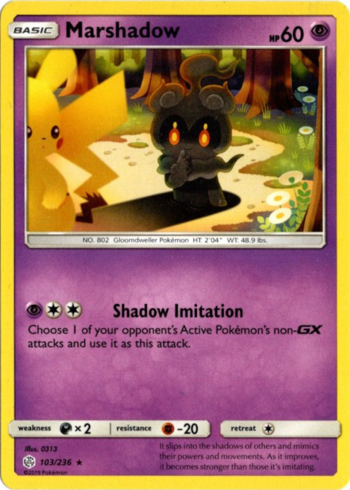 マーシャドー 海外版 英語版 Marshadow - 103/236 -【Card Chicken】