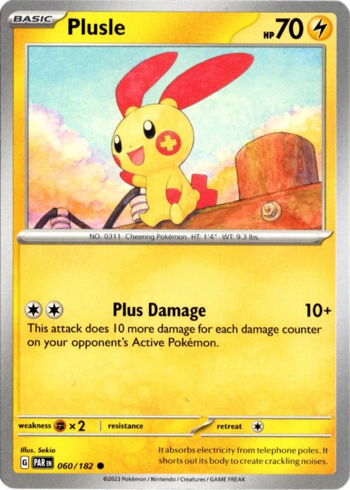 プラスル 海外版 英語版 Plusle - 060/182 -【Card Chicken】