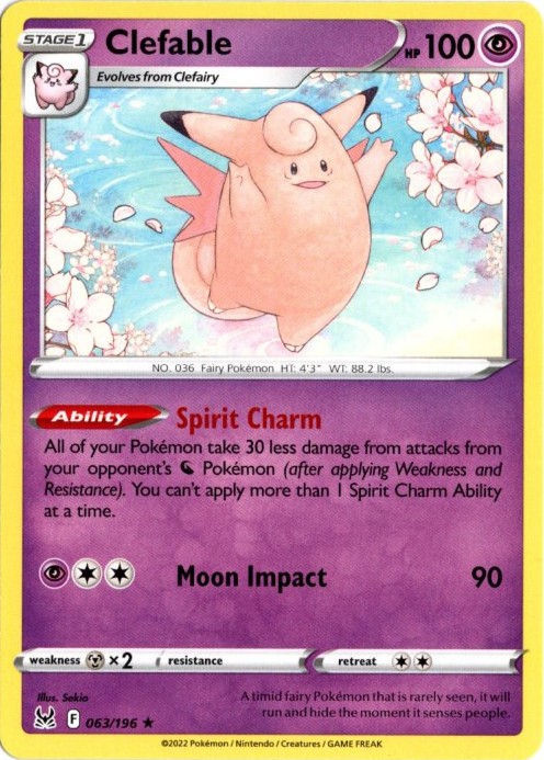 ピクシー 海外版 英語版 Clefable - 063/196 -【Card Chicken】