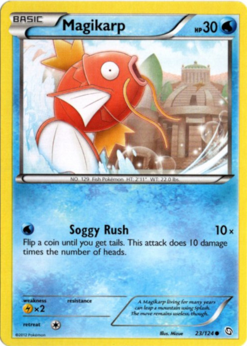 コイキング 海外版 英語版 Magikarp - 23/124 -【Card Chicken】