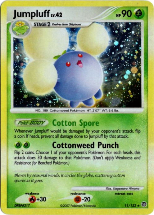 ワタッコ 海外版 英語版 Jumpluff - 11/132 -【Card Chicken】