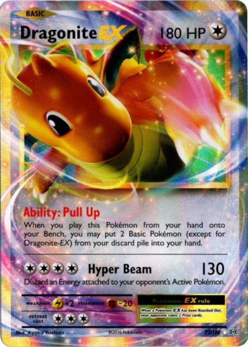 カイリューEX 海外版 英語版 Dragonite EX - 72/108 -【Card Chicken】