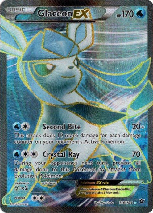 グレイシアEX SR 海外版 英語版 Glaceon EX - 116/124 -【Card Chicken】