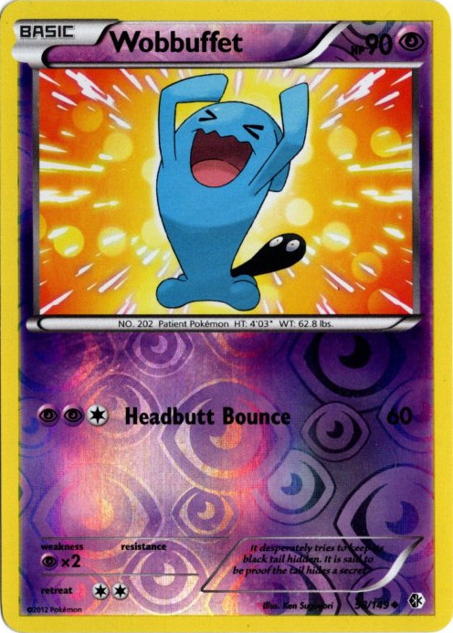 ソーナンス 海外版 英語版 リバホロ Wobbuffet - 58/149 -【Card Chicken】