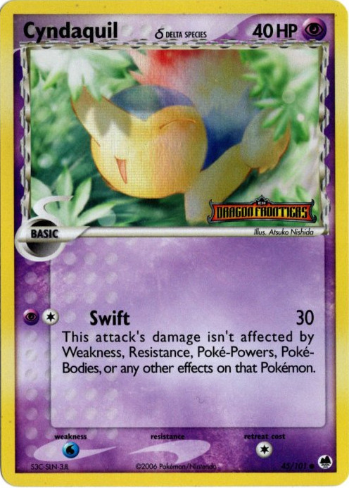 ヒノアラシ デルタ種 海外版 英語版 リバホロ Cyndaquil - 45/101