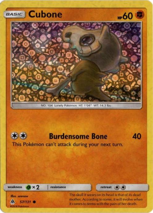 カラカラ 海外版 英語版 プロモ Cubone - 57/131 -【Card Chicken】